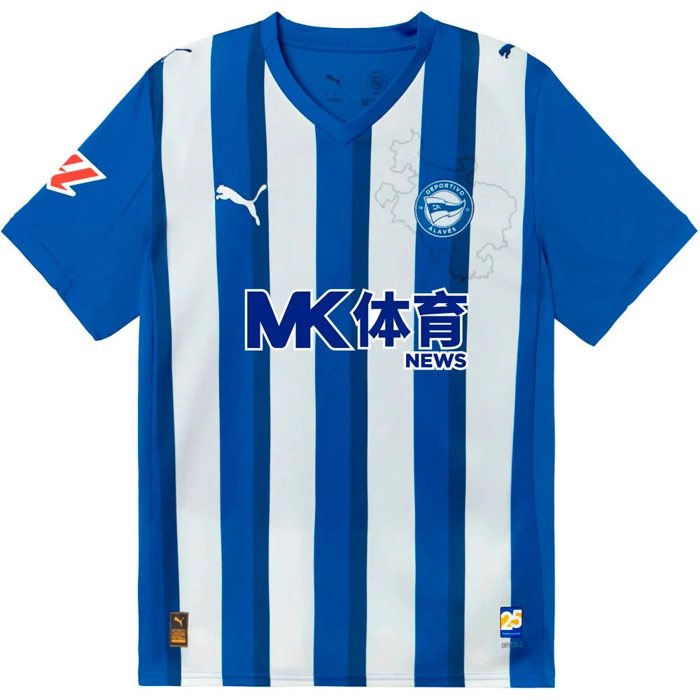 38Camiseta Deportivo Alavés – Primera Equipación Oficial