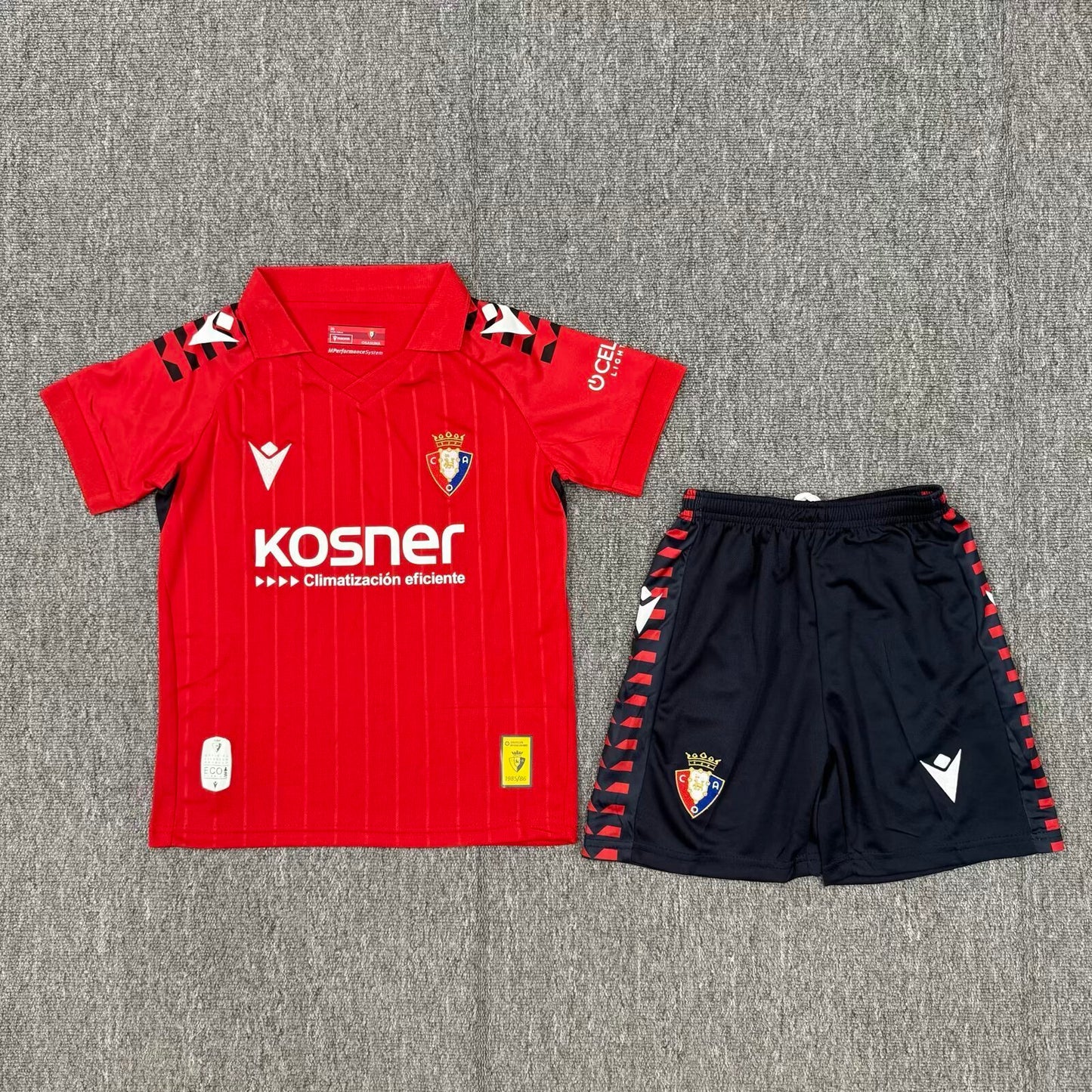 7Conjunto CA Osasuna Niño – Primera Equipación