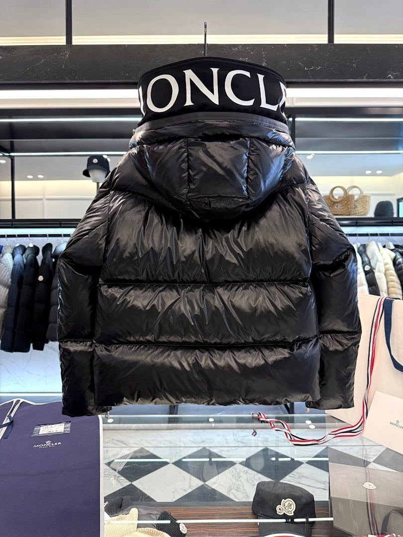 Plumífero Negro Brillo Estilo Urbano Premium
