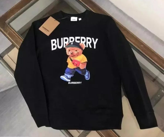 Sudadera Negra Osito Estilo Luxury Streetwear