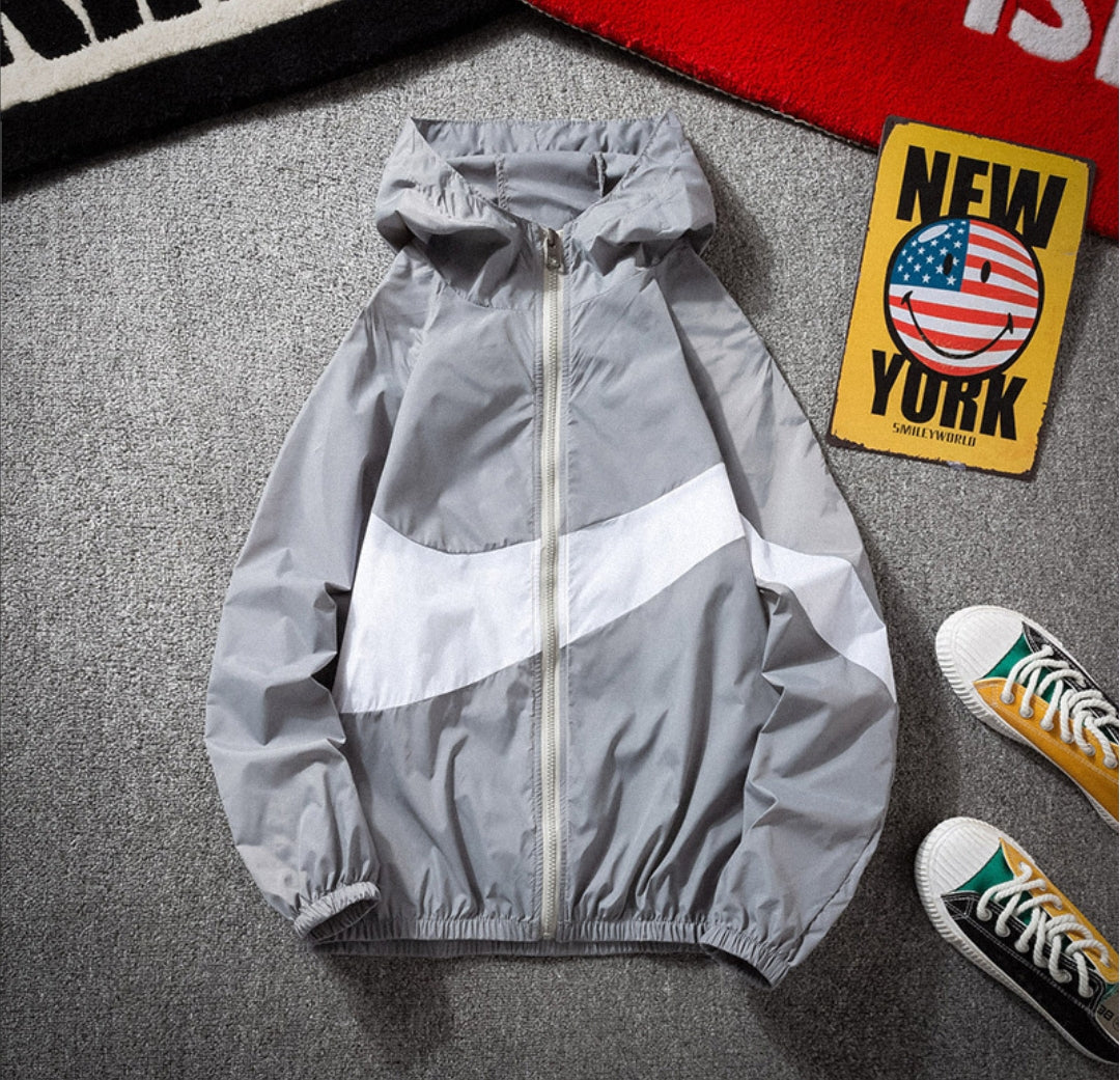 97Cortavientos Urbano Premium de Diseño Tricolor