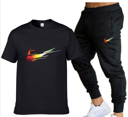 116Conjunto Camiseta y Pantalón | Estilo Deportivo y Comodidad Diaria