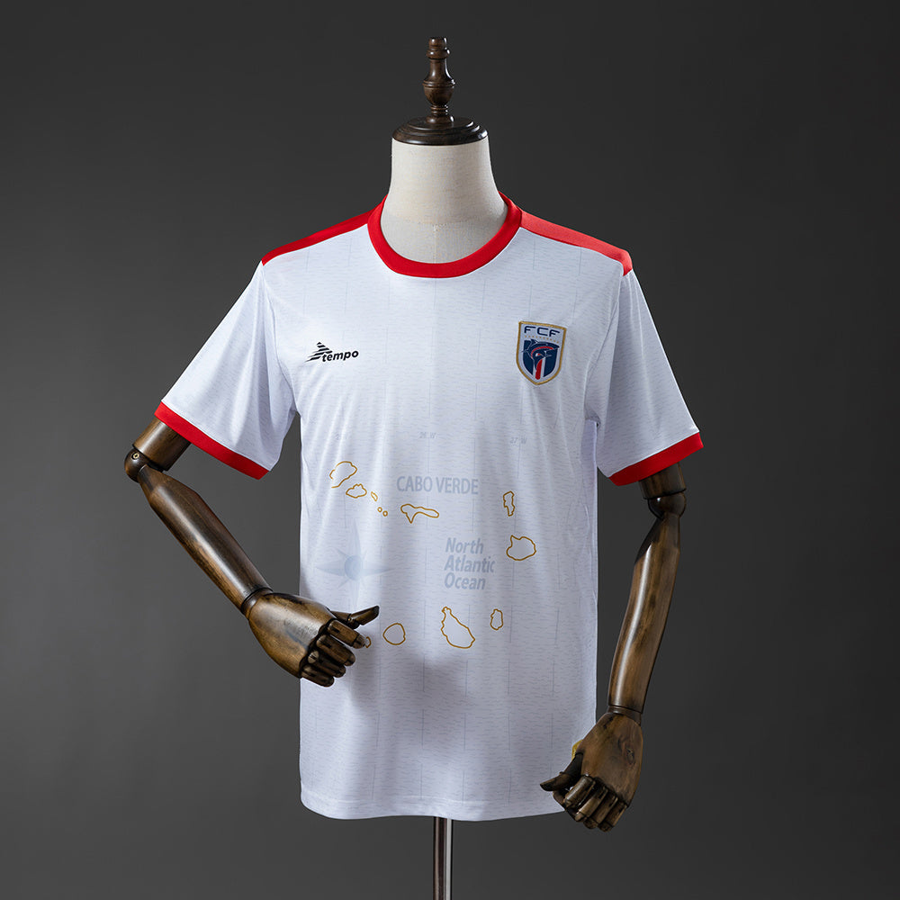 Camiseta Cabo Verde Segunda Equipación – Blanca