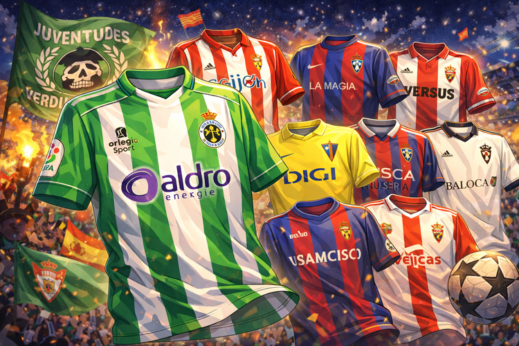 Camisetas de fútbol | Segunda División española