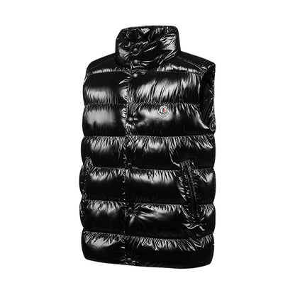Chaleco acolchado brillante efecto glossy estilo urbano