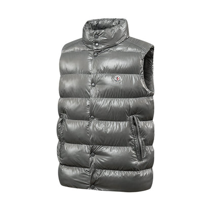 Chaleco acolchado brillante efecto glossy estilo urbano