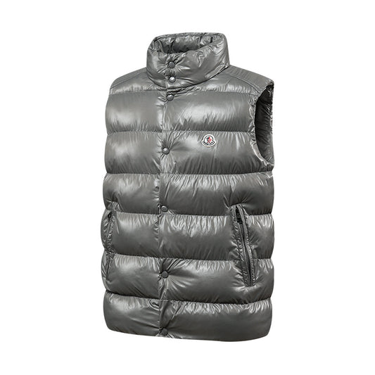 Chaleco acolchado brillante efecto glossy estilo urbano