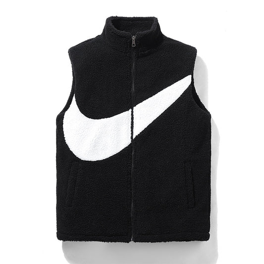 Chaleco borreguito bicolor estilo deportivo disponible en 3 colores