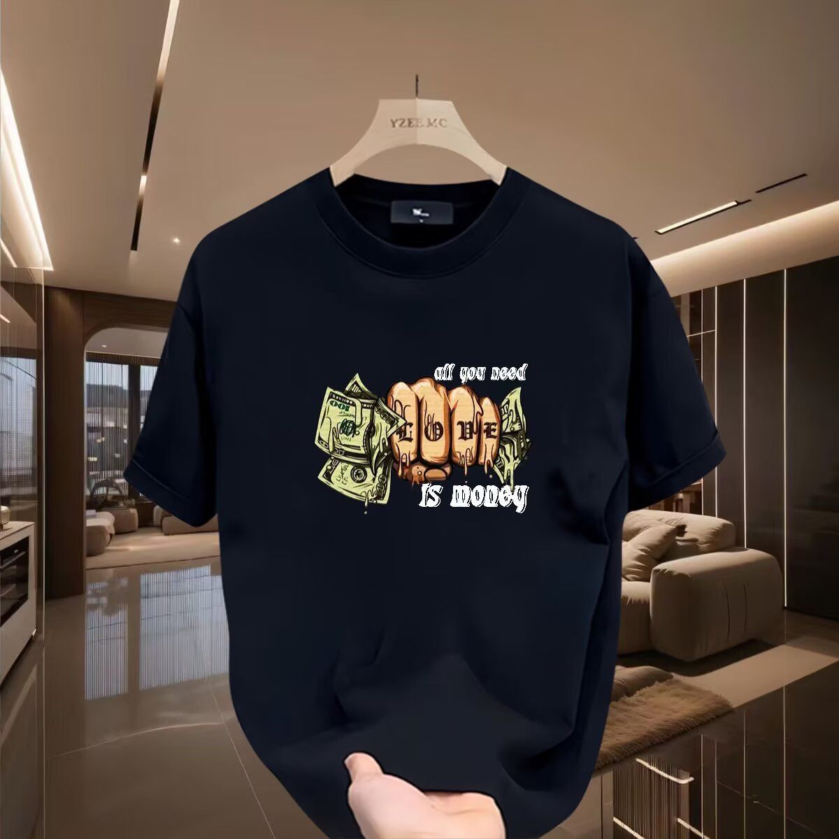 Camiseta Blanca Street “Attitude Money”