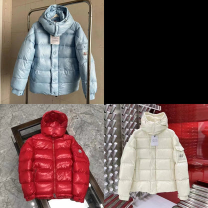 Plumífero acolchado con cuello alto estilo urbano