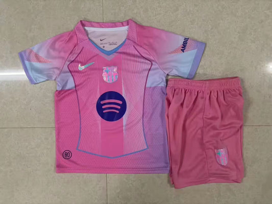 52Camiseta FC Barcelona Rosa 25/26 – Edición Especial Infantil