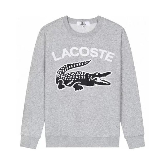 Sudadera Gris de Algodón con Diseño Frontal – Estilo Urbano Premium