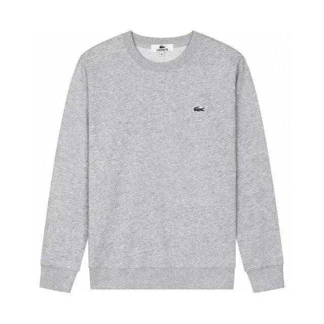 Sudadera Gris de Algodón con Diseño Frontal – Estilo Urbano Premium