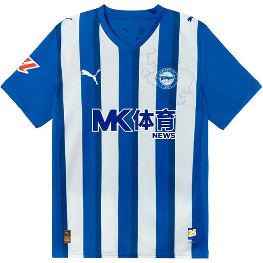 38Camiseta Deportivo Alavés – Primera Equipación Oficial