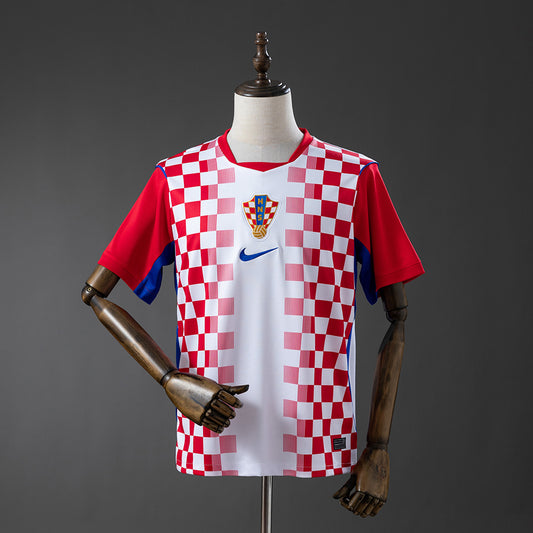 Camiseta Croacia Primera Equipación – Blanca y Roja
