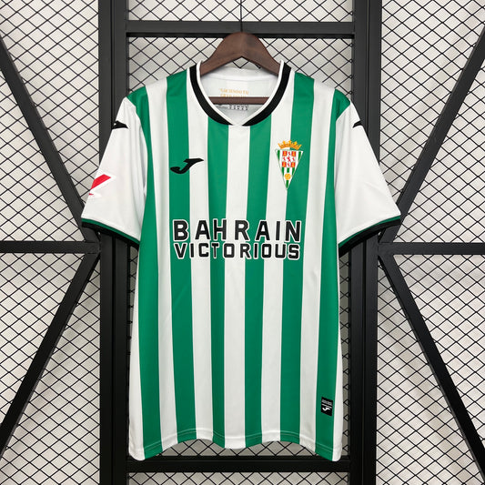 79Camiseta Oficial Córdoba CF Verde y Blanca – Primera Equipación