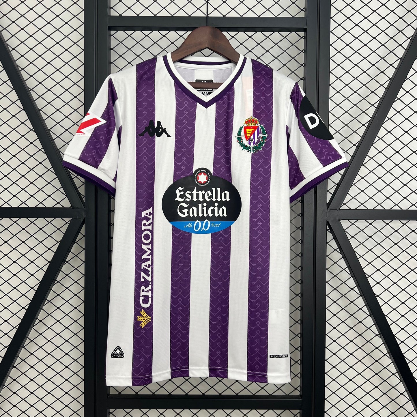 77Camiseta Oficial Real Valladolid CF Morada y Blanca – Primera Equipación