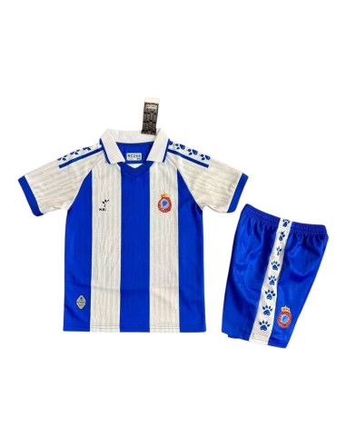 Primera Equipación RCD Espanyol para Niños – Camiseta y Pantalón Oficial