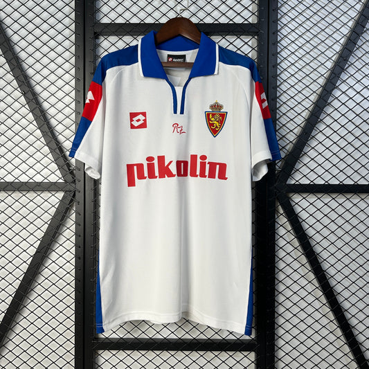 55Camiseta Real Zaragoza Retro Blanca