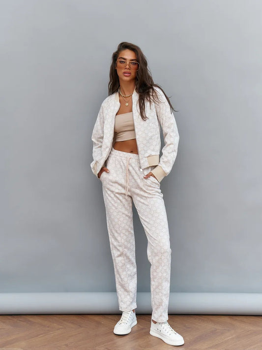 150Chándal Premium de Mujer Blanco | Estilo Elegante y Confort Exclusivo