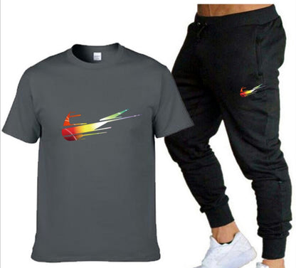 116Conjunto  Camiseta y Pantalón | Estilo Deportivo y Comodidad Diaria