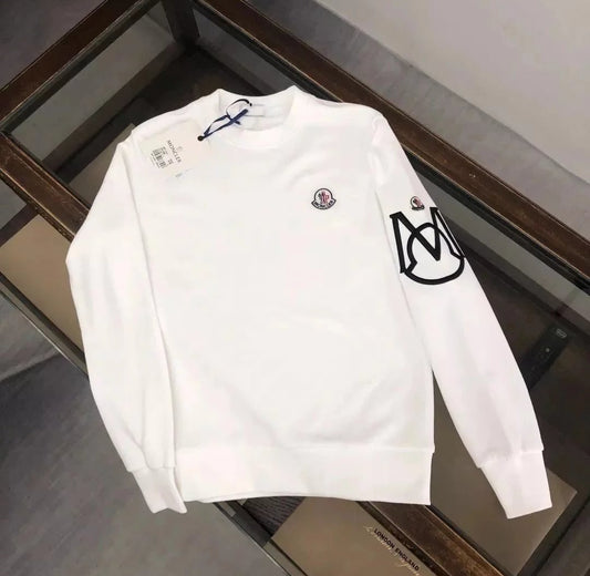 Sudadera Minimal Logo Pecho y Manga Estilo Urbano