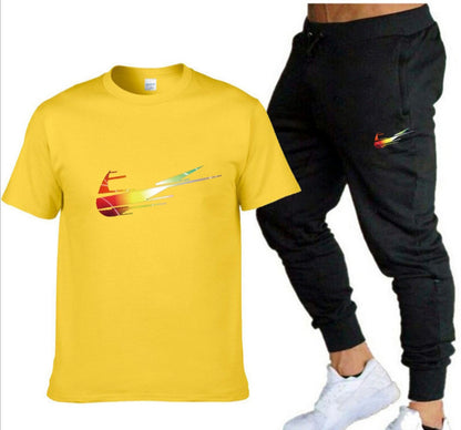 116Conjunto  Camiseta y Pantalón | Estilo Deportivo y Comodidad Diaria