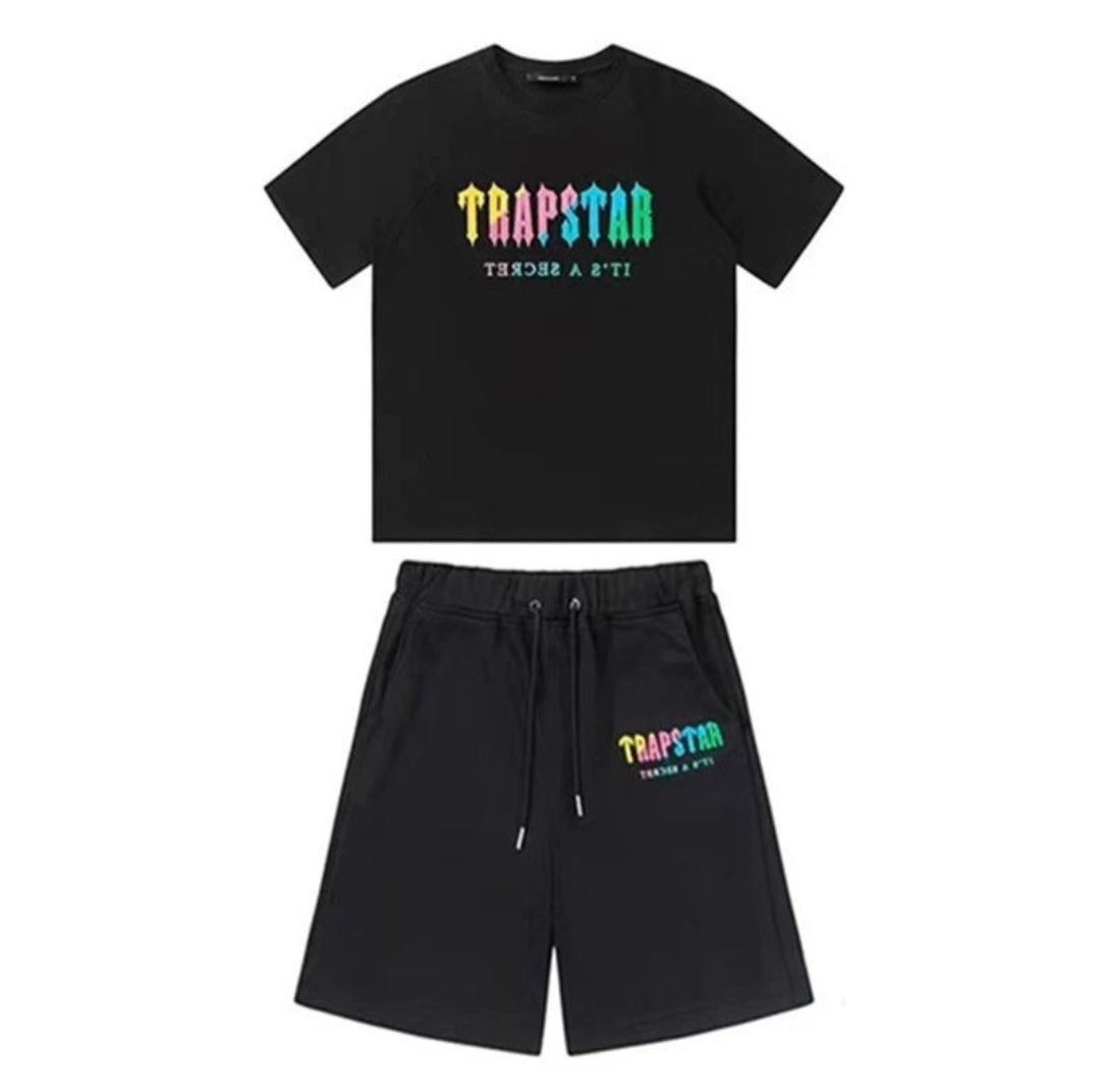 Conjunto Camiseta y Short Logo Frontal Estilo Streetwear