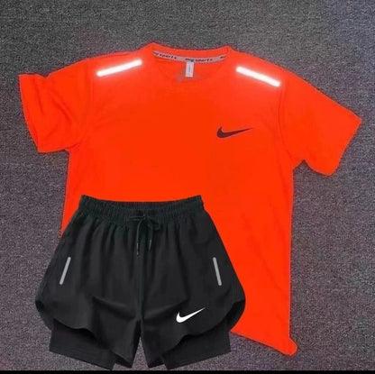 Camiseta Técnica Logo Frontal Estilo Deportivo
