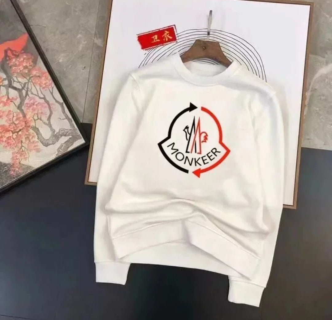 Sudadera Logo Circular Frontal Estilo Streetwear