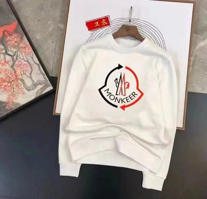 Sudadera Logo Circular Frontal Estilo Streetwear