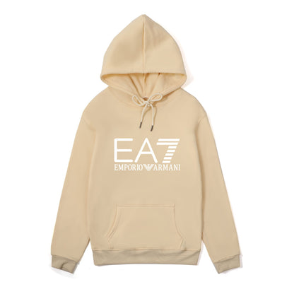 144Sudadera Premium con Capucha EA7 | Estilo Urbano de Alta Gama