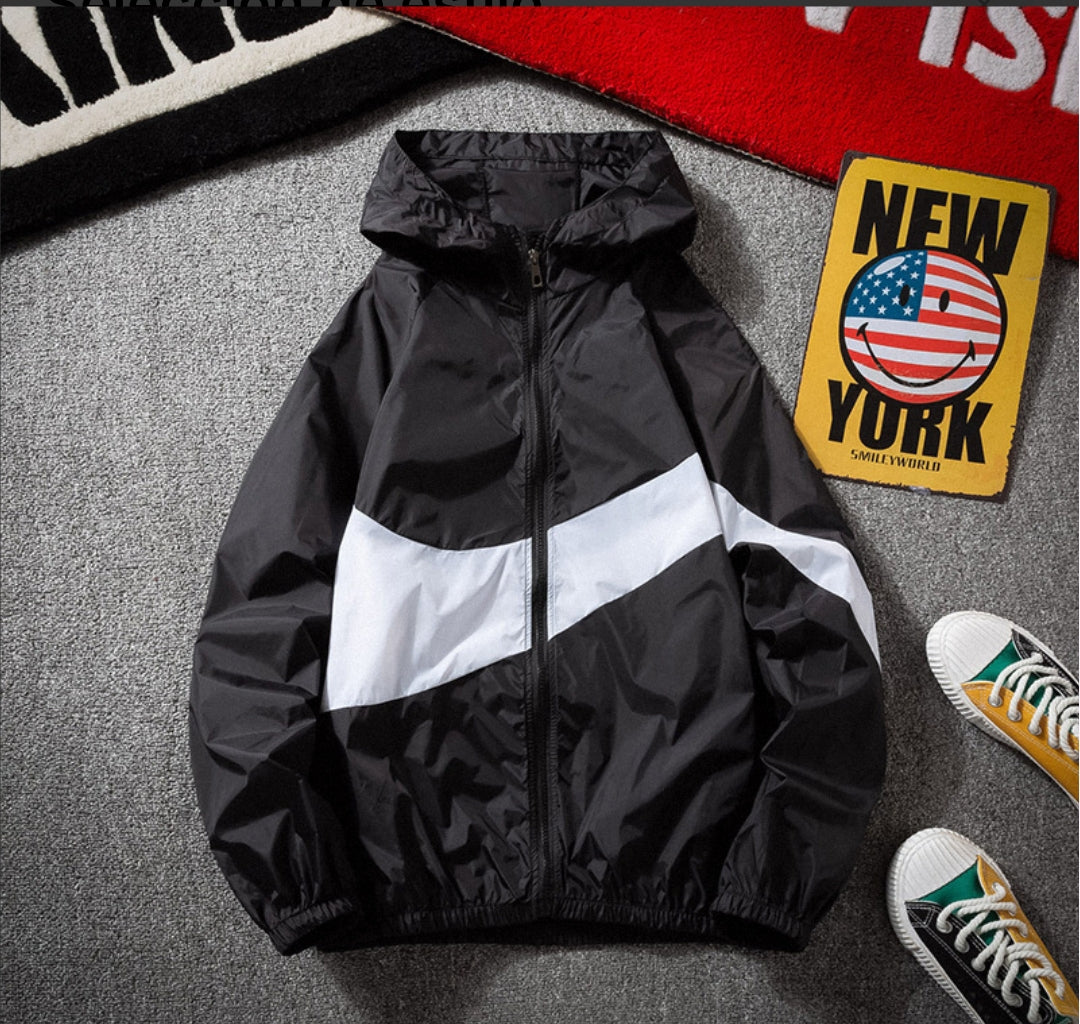 97Cortavientos Urbano Premium de Diseño Tricolor