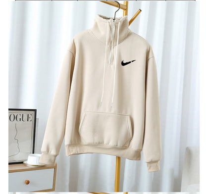 111Sudadera Oversize de Cuello Alto | Estilo Urbano Minimalista