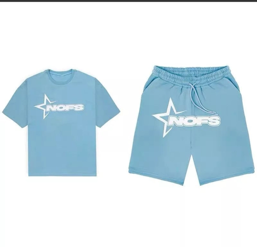 Conjunto Camiseta y Short Logo Estrella Estilo Urbano