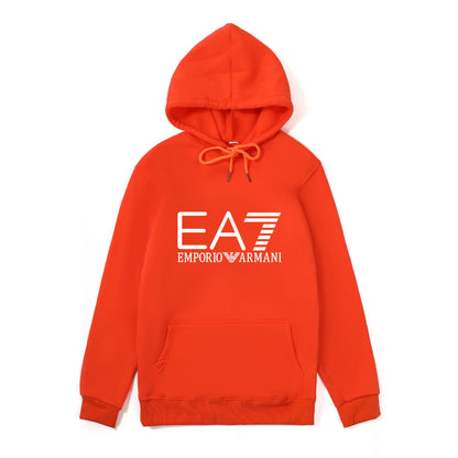 144Sudadera Premium con Capucha EA7 | Estilo Urbano de Alta Gama