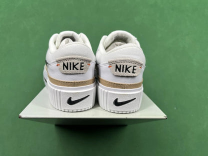Zapatillas Blancas Swoosh Negro Estilo Urbano