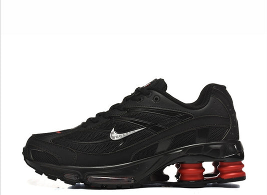 104Zapatillas Urbanas Negras con Amortiguación Reforzada y Diseño Deportivo