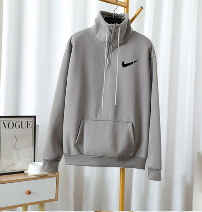 111Sudadera Oversize de Cuello Alto | Estilo Urbano Minimalista
