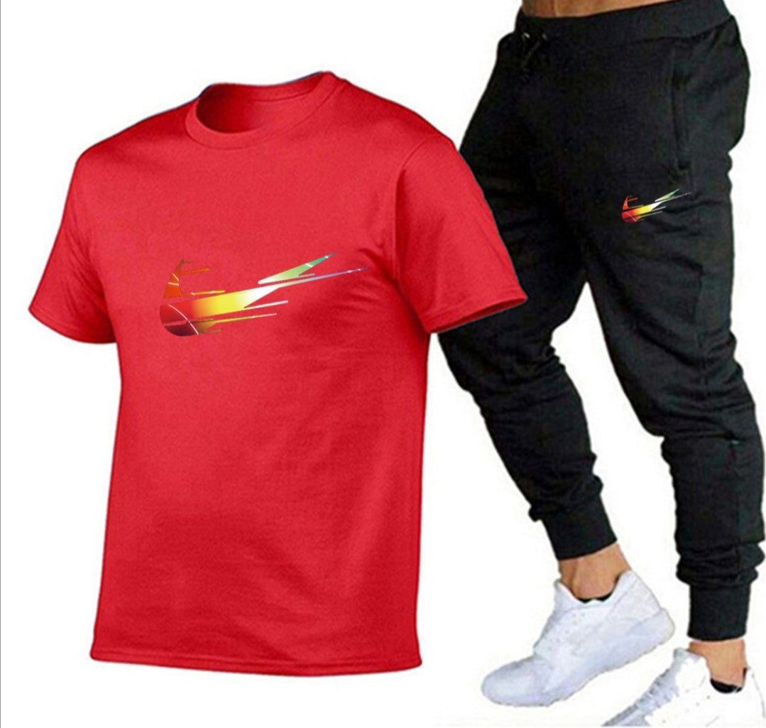 116Conjunto  Camiseta y Pantalón | Estilo Deportivo y Comodidad Diaria