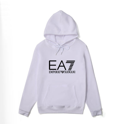144Sudadera Premium con Capucha EA7 | Estilo Urbano de Alta Gama