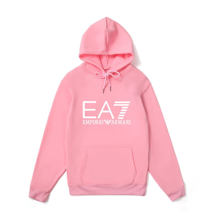 144Sudadera Premium con Capucha EA7 | Estilo Urbano de Alta Gama