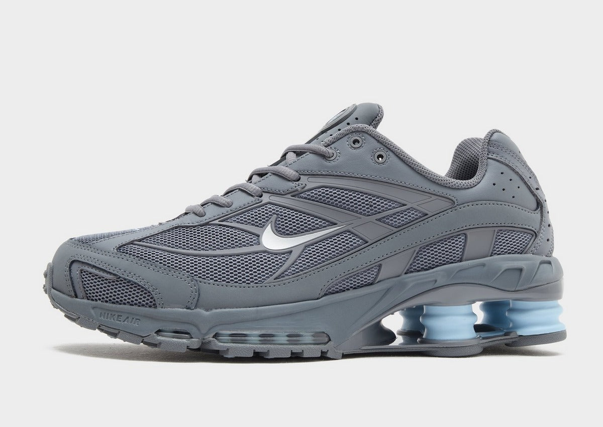 101Zapatillas Deportivas azules/grises con Amortiguación Visible y Diseño Técnico