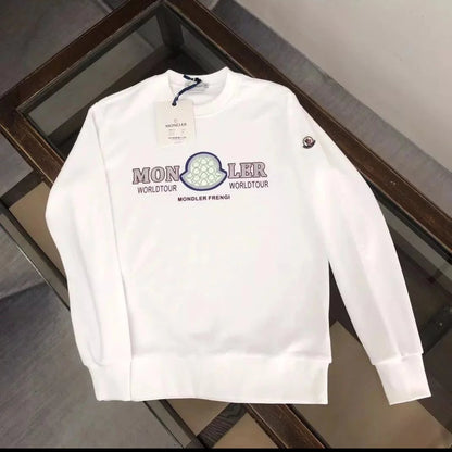 Sudadera Blanca Estampado Frontal Estilo Urbano