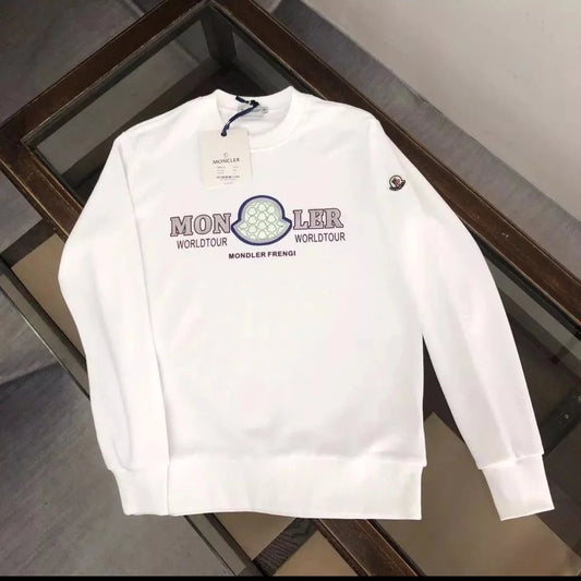 Sudadera Blanca Estampado Frontal Estilo Urbano