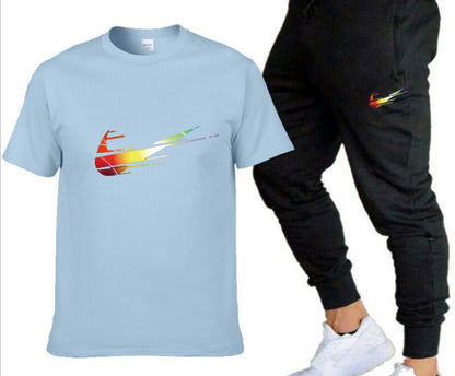 116Conjunto  Camiseta y Pantalón | Estilo Deportivo y Comodidad Diaria