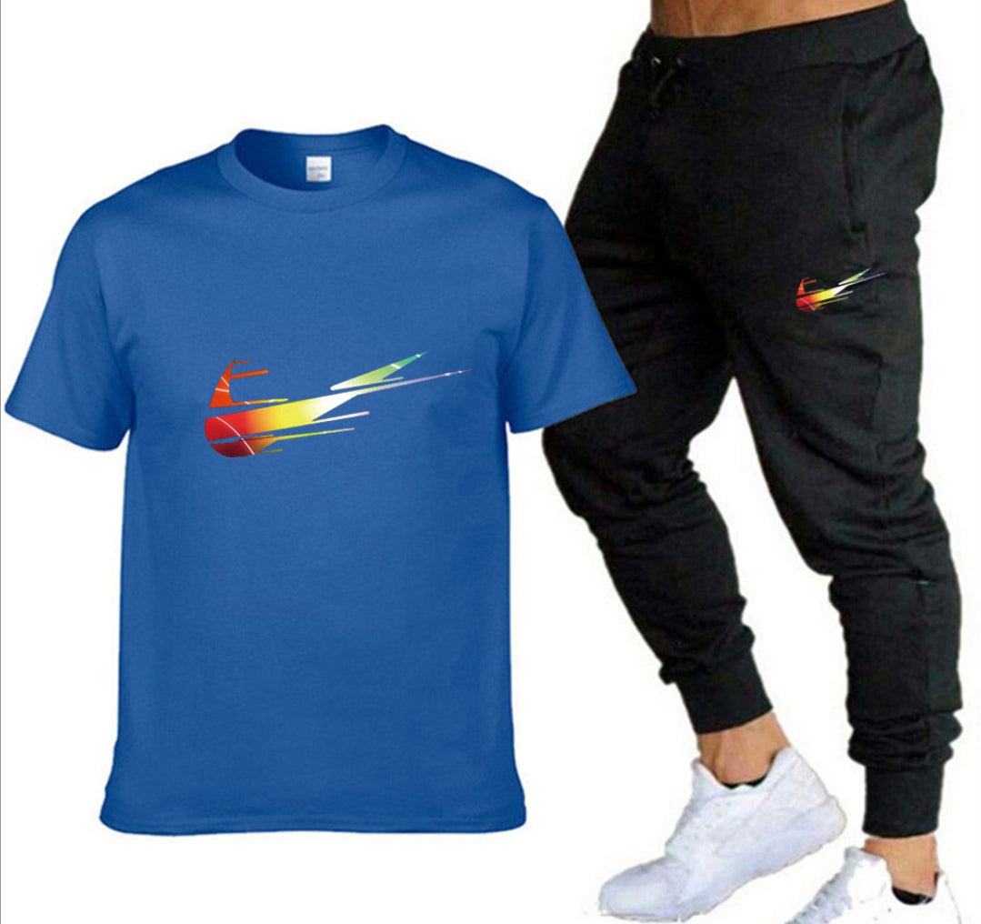 116Conjunto  Camiseta y Pantalón | Estilo Deportivo y Comodidad Diaria