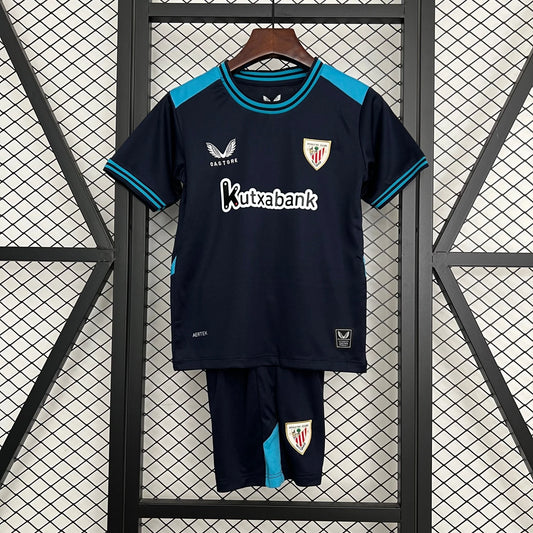 Segunda Equipación Athletic Club para Niños – Camiseta y Pantalón Oficial