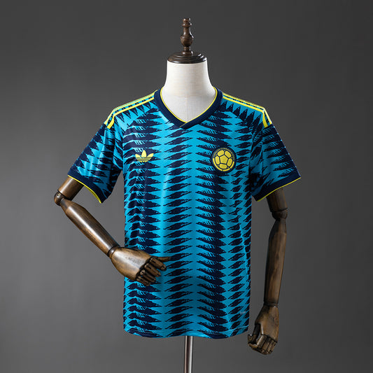 Camiseta Colombia Segunda Equipación – Azul Turquesa