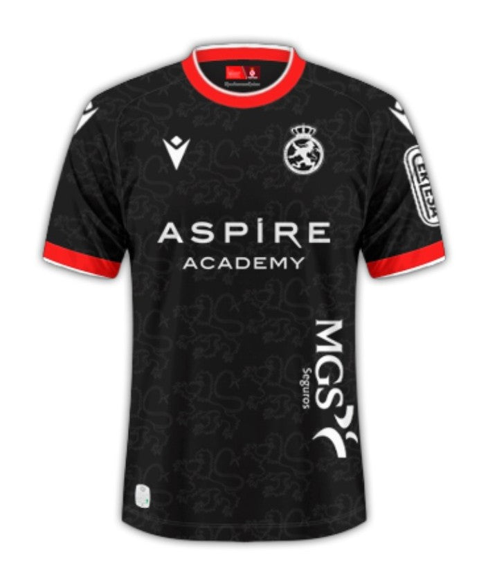 24Camiseta Cultural y Deportiva Leonesa – Segunda Equipación Negra